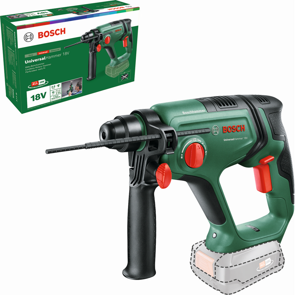 123678456 Aku čekić bušilica BOSCH UNIHAMMER 18V-16 SOLO