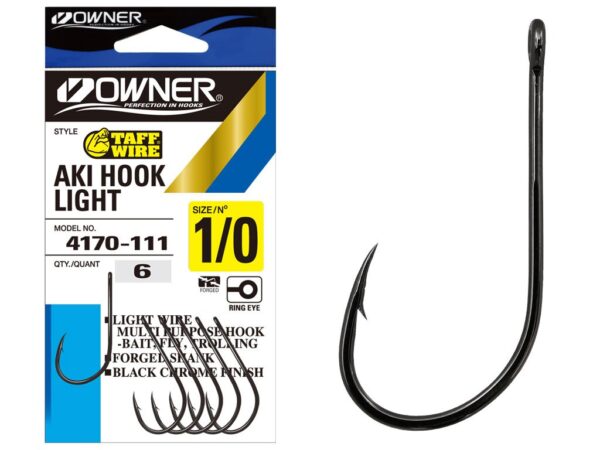 Udica OWNER AKI Twist Hook, 1/0